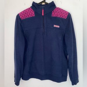 Vineyard Vines navy anchor Shep Shirt size small
